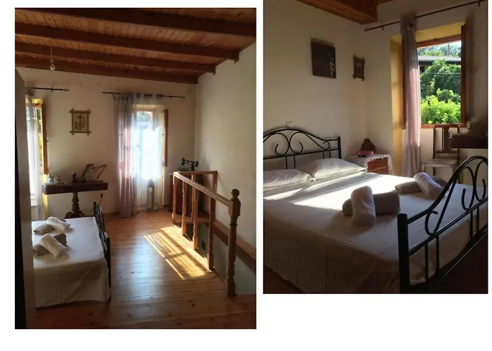 Country Traditional House In Corfu Village, Greece